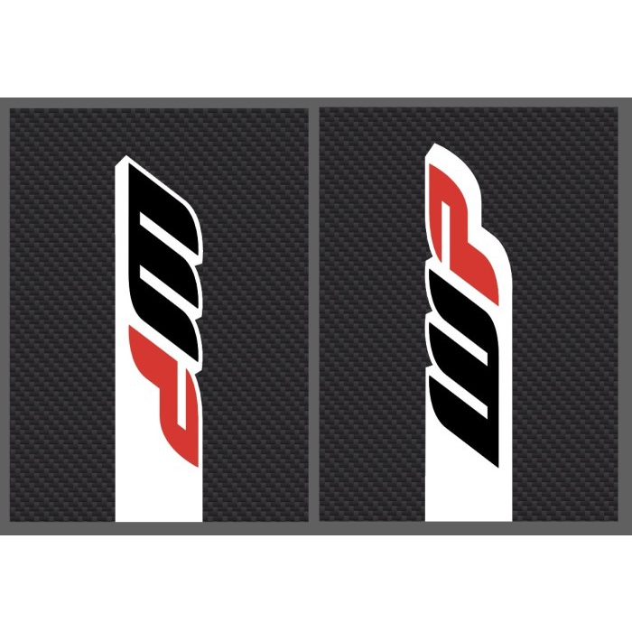 Unik sticker fork usd carbon stiker pelindung shock depan crf klx ktm wp - WP-carbon Berkualitas