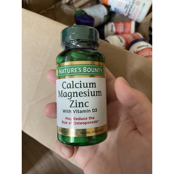 nature’s bounty calcium magnesium zinc 100 butir