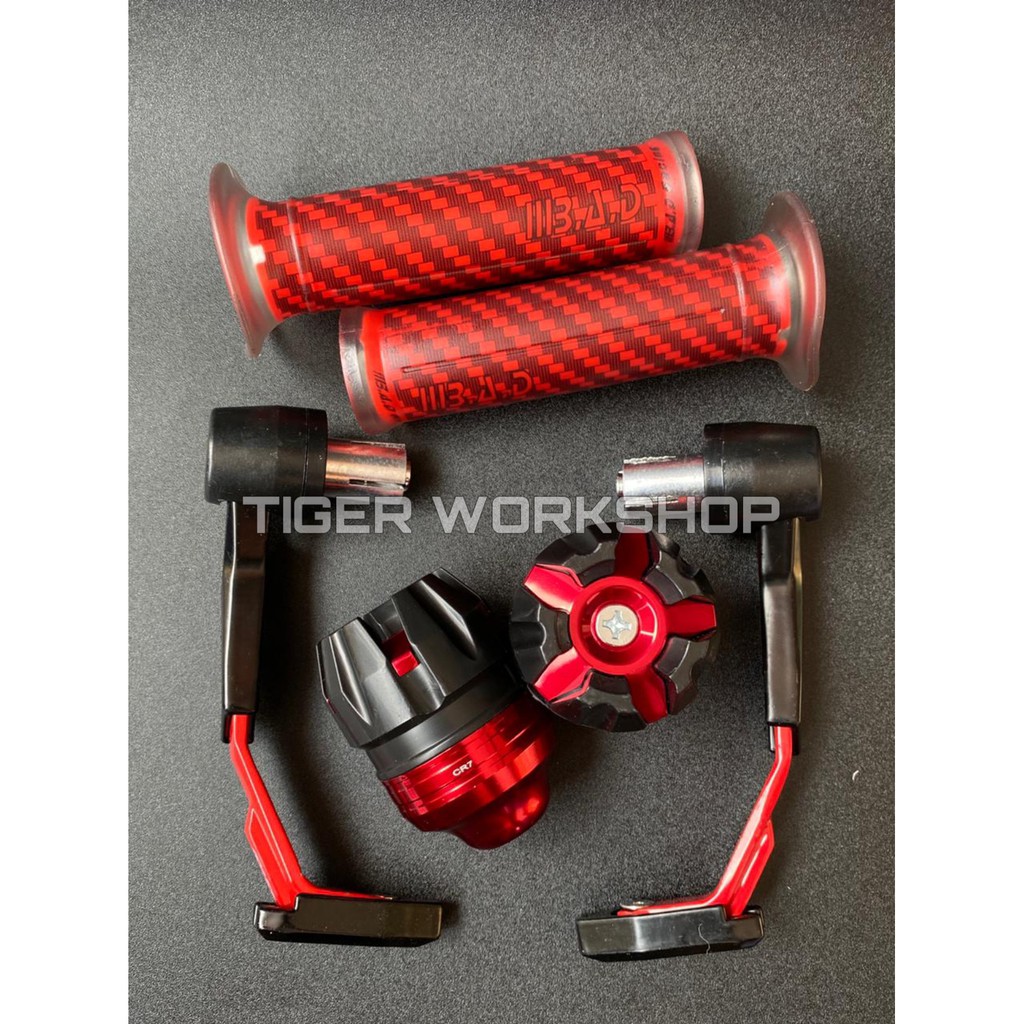 Proguard Robot + Handgrip B.A.D Karbon + Jalu As Naga Jumbo Dalam 1 Paket Universal Semua Motor