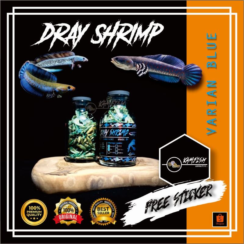 UDANG KERING BLUE BOOSTER CHANA AURANTI / PAKAN IKAN CHANA BLUE PULCHRA