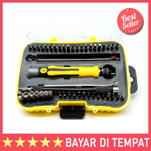 (COD) Obeng Set Reparasi 45 in 1 Lengkap Murah Import