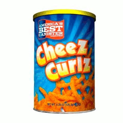 

⭐ COD ⭐ Cheez Curlz America's Best Canister Snacks [120 gr]