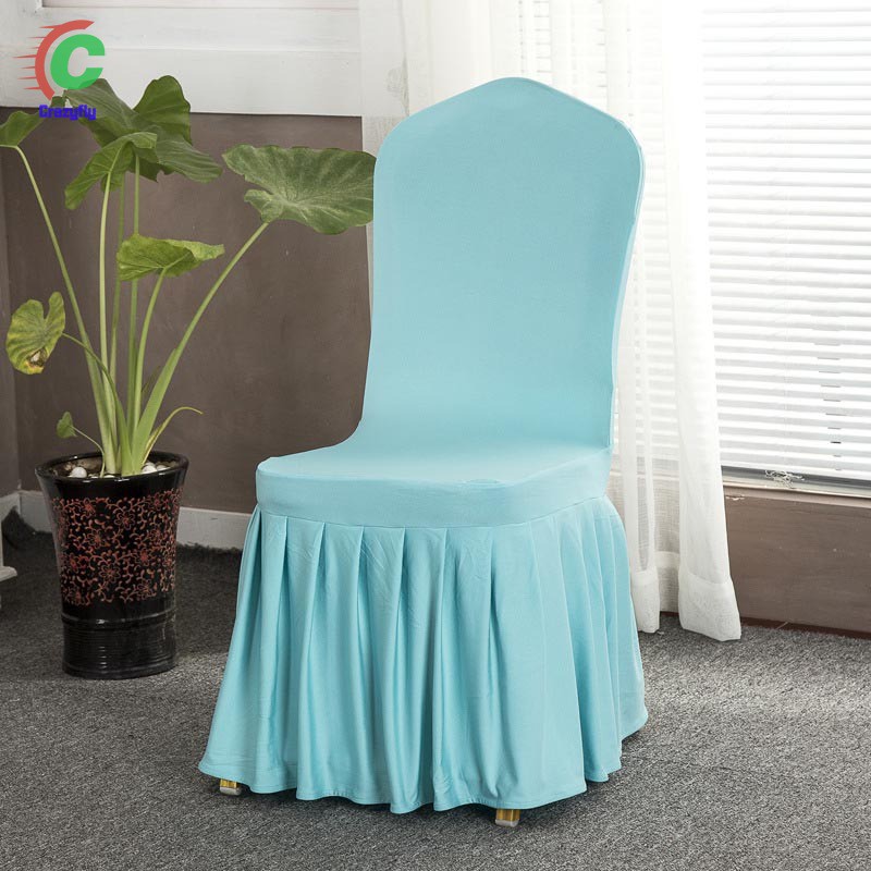 Removable Stretch Spandex Chair Cover Dining Room Seat Protector Wedding Banquet