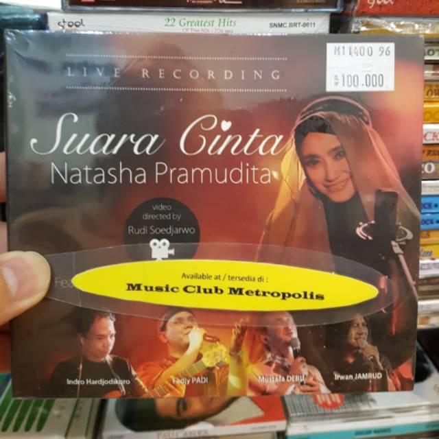 CD+DVD NATASHA PRAMUDITA - SUARA CINTA