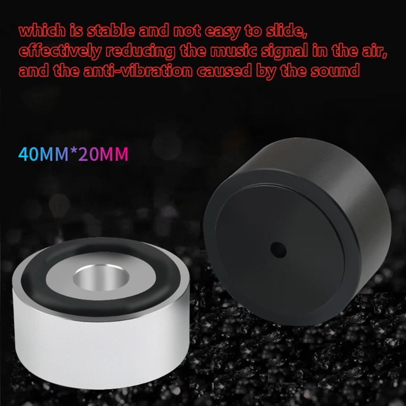 Bt 4pcs/set Kaki Penyerap Goncangan Hifi Tripod Kaki Anti Selip Penyerap Goncangan