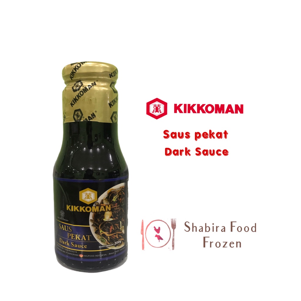

Kikkoman Saus Pekat / Dark Sauce HALAL Botol 300 Gr