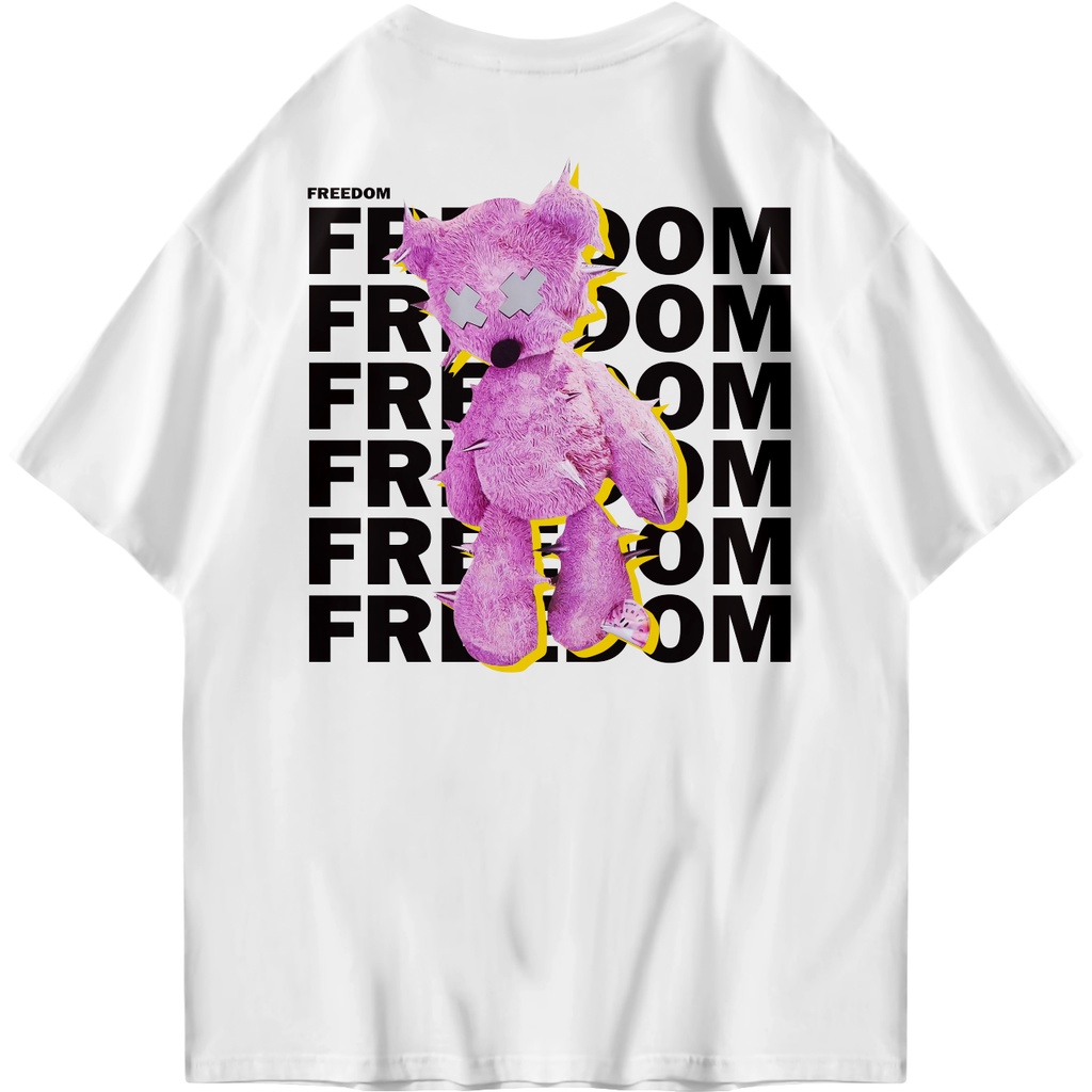 FIRSTLAST Oversized Tshirt Freedom | Kaos Oversize Pria dan Wanita