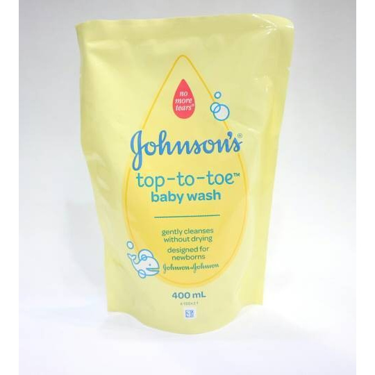Johnson's Baby Wash top-to-toe (Refill 400mL) IMPORT MALAYSIA