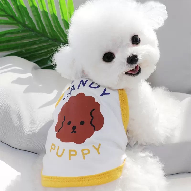 candy puppy tank top