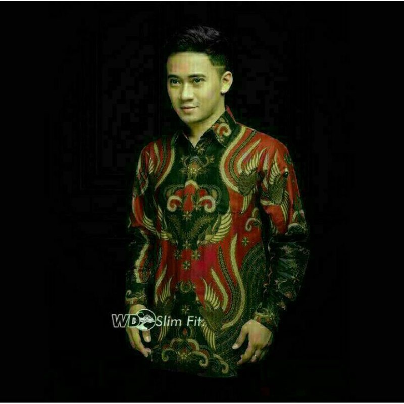 KEMEJA BATIK PRIA // LENGAN PANJANG // SIZE M L XL XXL BSWART Batik HRB026 Mahesa // cod cod