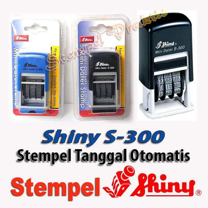 

HJK Stempel Tanggal Otomatis 3mm Shiny S-300 Self-Inking