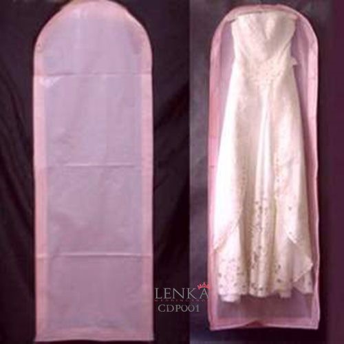 [READY STOCK] COVER PELINDUNG GAUN DRESS PESTA PENGANTIN PINK 150CM CDP001