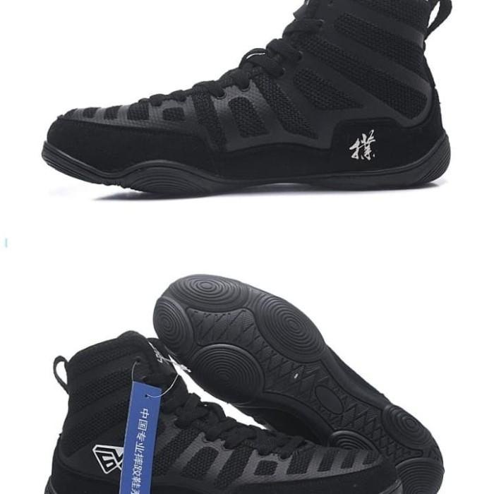 Shield | Sepatu Gulat V63(Black)