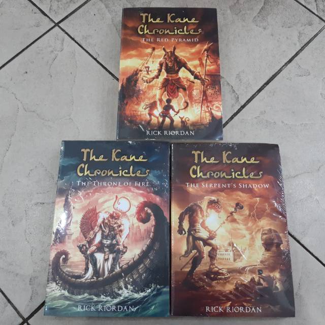 [INDONESIA] BUKU NOVEL 3 SERI KANE CHRONICLES - RICK RIORDAN [ORIGINAL]