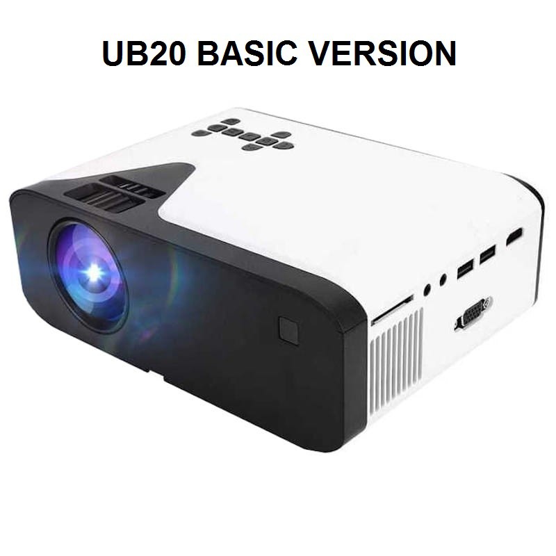 UB-20 - Home Portable LED Projector 720P - 3000 Lumens (BASIC VERSION) - Proyektor 3000 Lumens