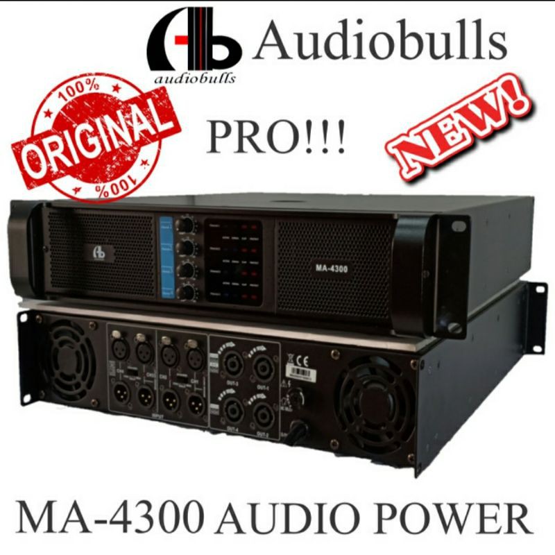 Power AB Audiobulls MA-4300 Power AB Audiobulls Premium Original