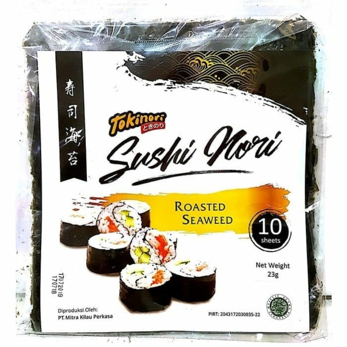 

NEW NORI TOKINORI SUSHI HALAL/ROASTED SEAWEED/RUMPUT LAUT