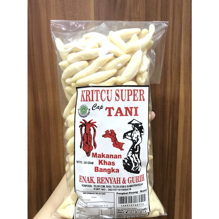 

Kritcu bangka / kerupuk bangka / kritcu tani 250gr / kritcu premium