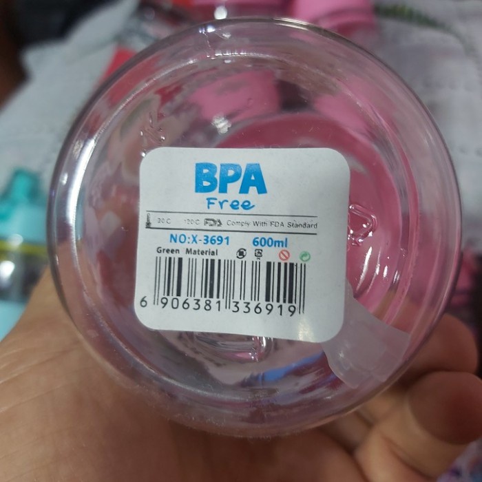 Botol Minum Anak Motif Karakter Kartun Imut Lucu BPA Free 400ml