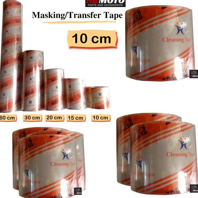 

Masking Tape Transign 10 Cm / Transfer Tape Cutting Sticker Transign Terbaru