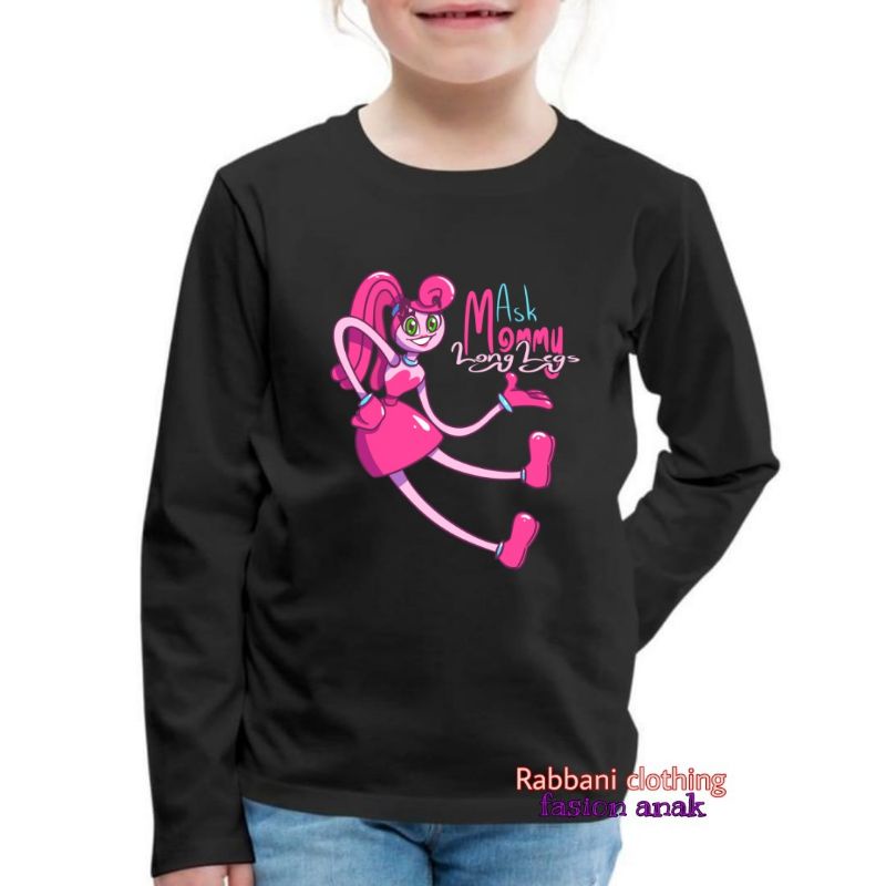 Baju mommy long legs playtime kaos anak lengan panjang