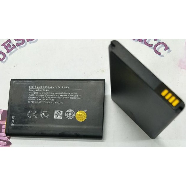 Battery Batre Baterai Nokia BYD BN-02 BN02 BN 02  NOKIA XL