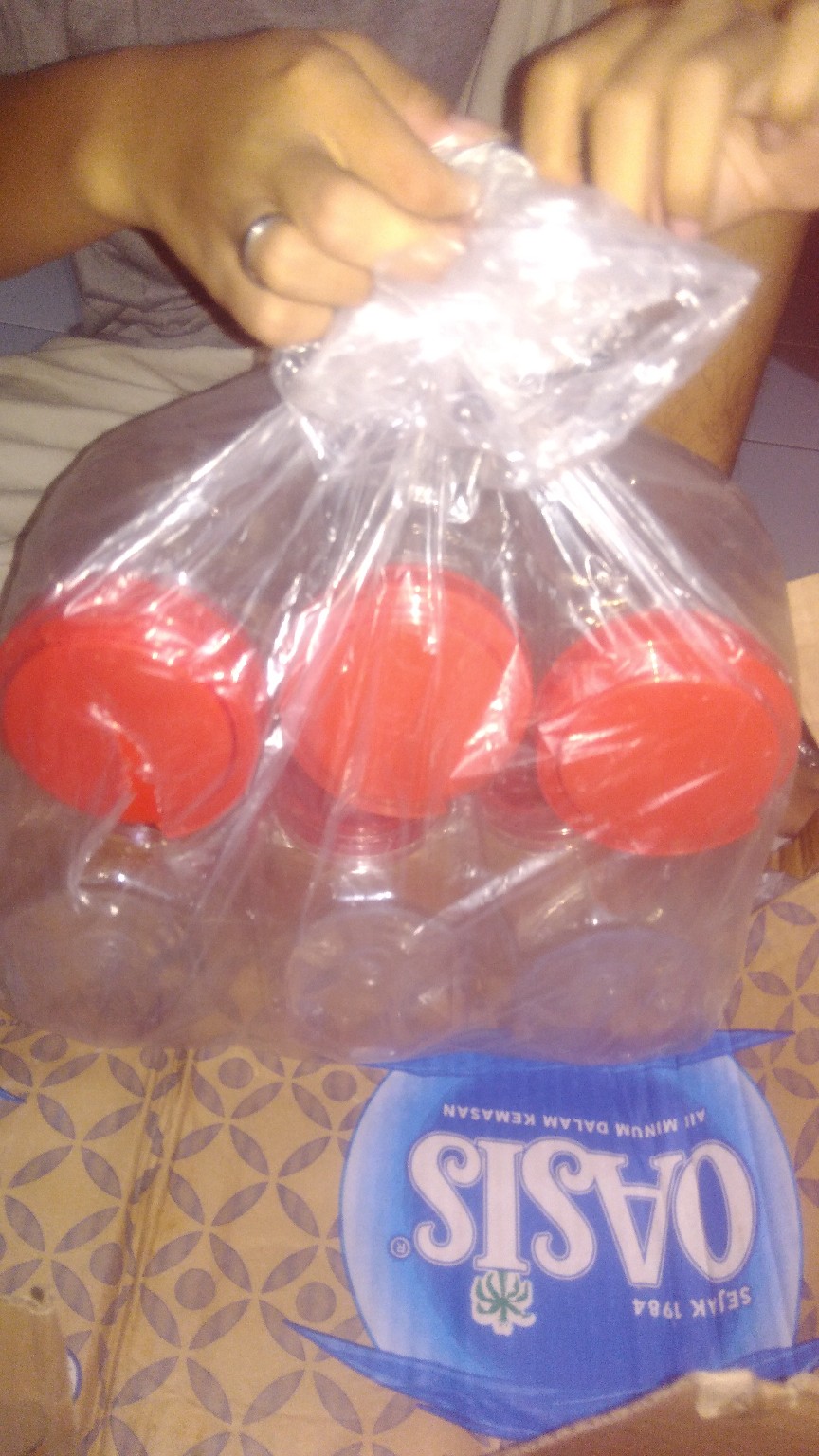 [6pcs] Toples Madu (u1000ml) Hexagonal @5.100