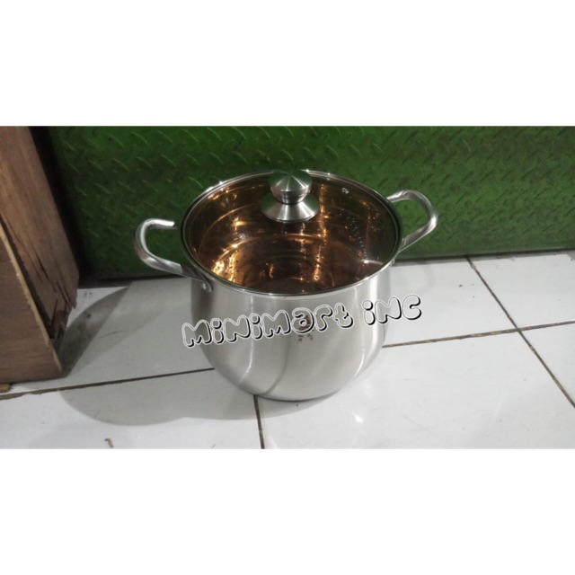 Panci Kukus Steamer Soup Stainless 22cm