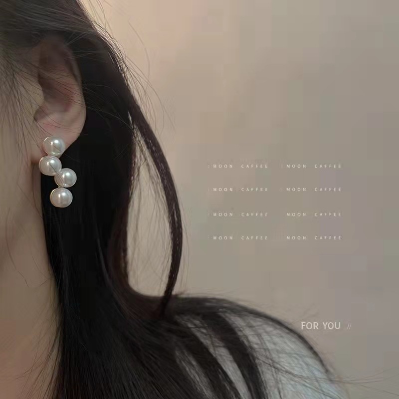 Anting Gantung Panjang Model Peri Dengan Mutiara Untuk Wanita