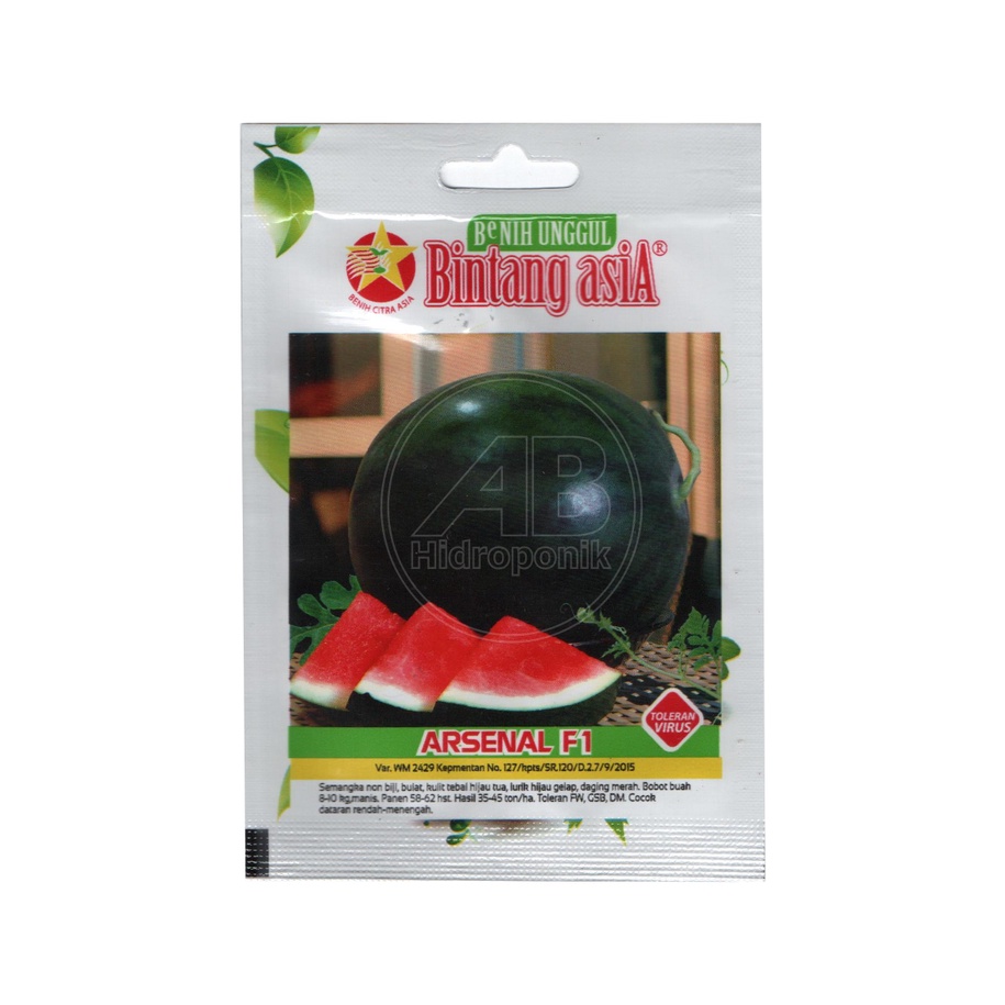Benih Semangka Arsenal F1 Tanpa Non Biji Bintang Asia