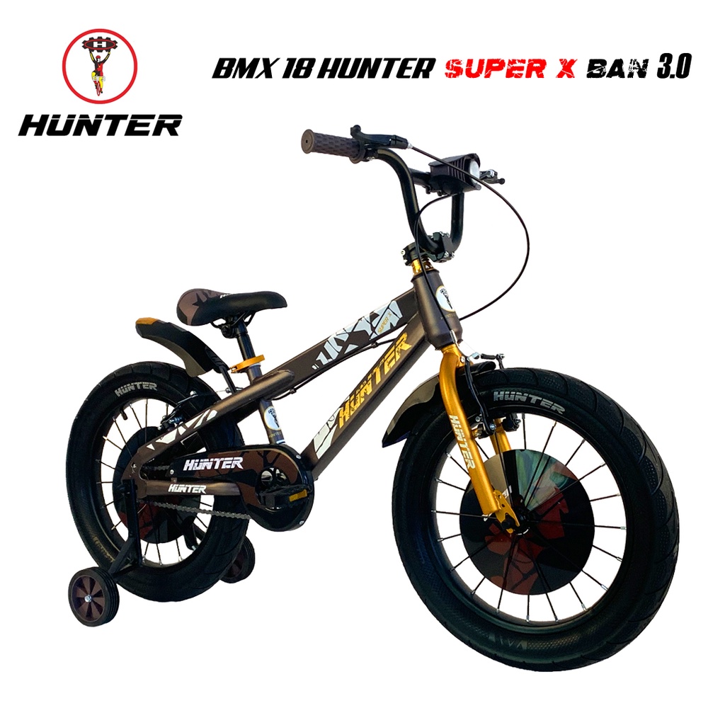 SEPEDA ANAK COWOK BMX 18" HUNTER SUPER X
