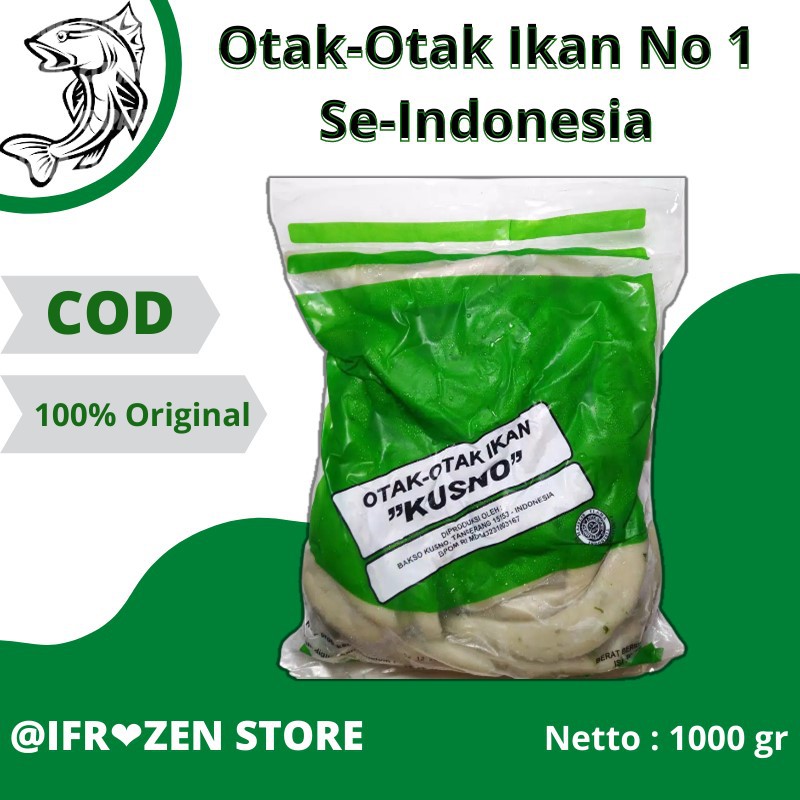 

@1000 gr Otak-Otak Ikan Fish roll Fishroll Kusno Cedea Sunfish Makanan Beku Asin Gurih Enak