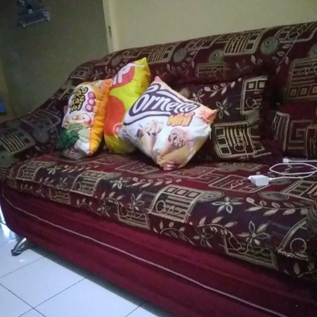 Bantal Snack Uk.30x40cm Motif Sipp Isi Full Dacron/ Bahan Polimicro