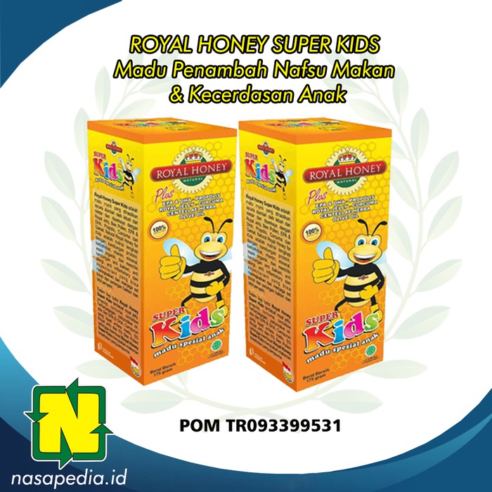 

Madu Kids Royal Honey NASA Penambah Nafsu Makan Anak Terbaik