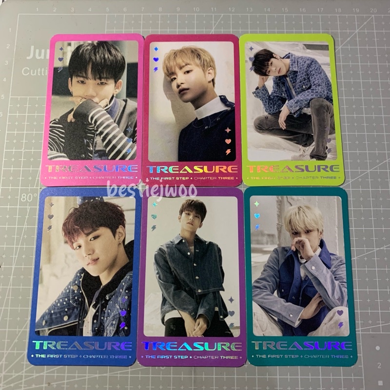 treasure photocard ygs hyunsuk jihoon jaehyuk asahi doyoung jeongwoo chapter 3