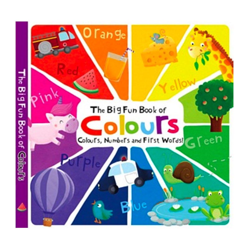 North Parade Publishing - Large First Word Books The Big Fun Book Of Colours