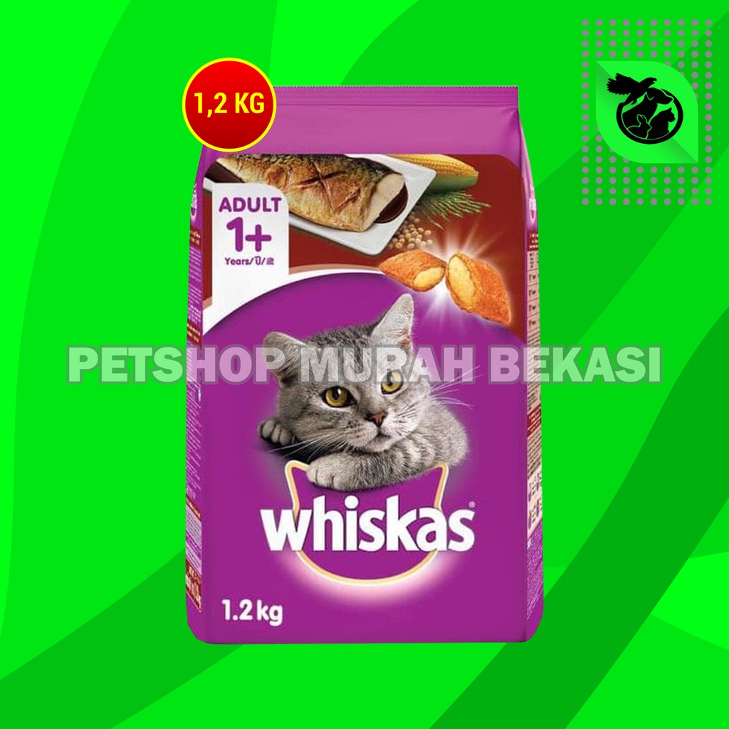 Makanan Kucing Wishkas All Varian 1.2 kg