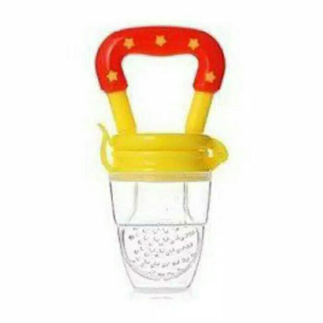 Empeng Buah Dot Buah Gigitan Bayi Food Feeder-Kuning