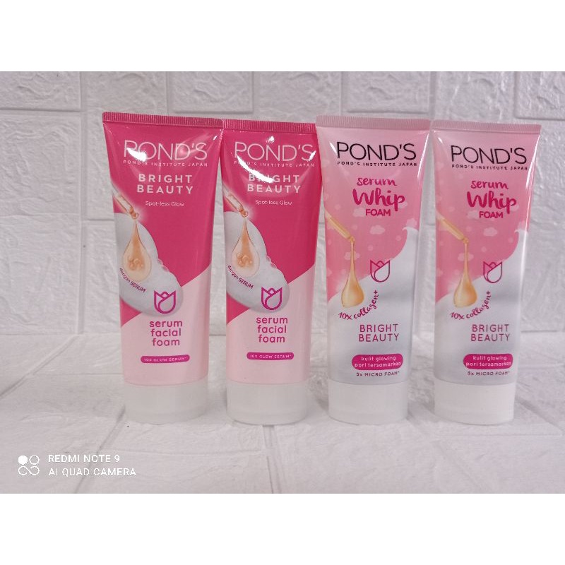Pond's Facial Foam / Pond's Bright Beauty / Pond's Serum Whip