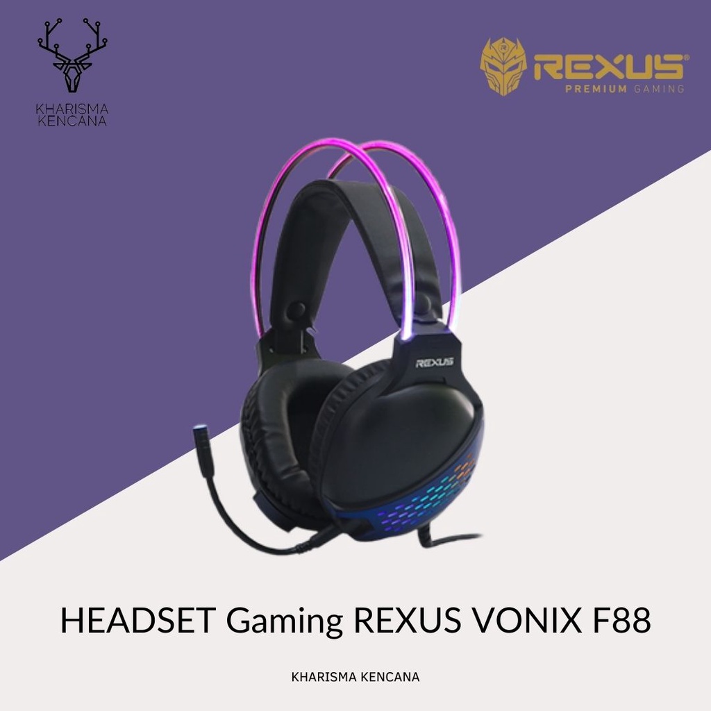 HEADSET Gaming REXUS VONIX F88