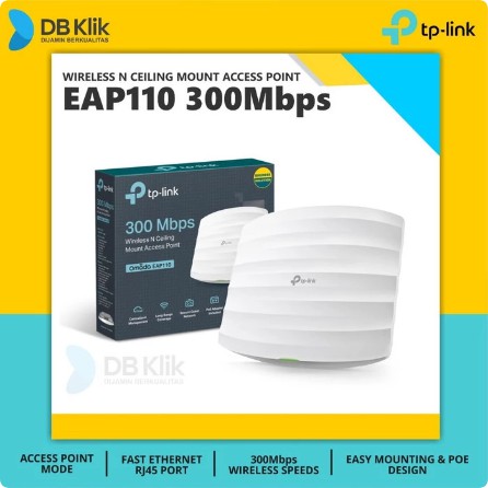 Access Point TP Link EAP110 Wireless N Ceiling - TPLink EAP 110