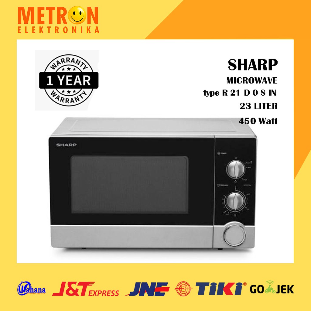 SHARP R 21 D 0 S IN / MICROWAVE 23 LITER / R21D0SIN