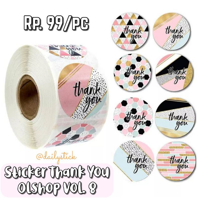 

Sticker Thank You Olshop Vol. 8