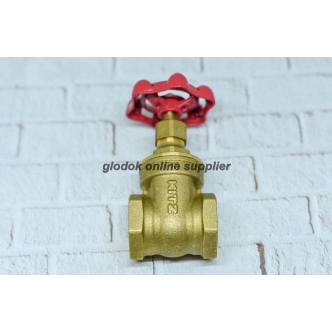 Gate Valve Kitz 2" #125 Kuningan Kran - Keran