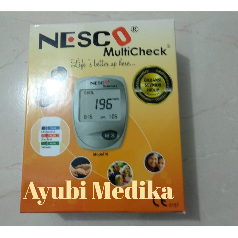 Jual Nesco Multicheck Gcu In Alat Cek Gula Cholesterol Dan Asam