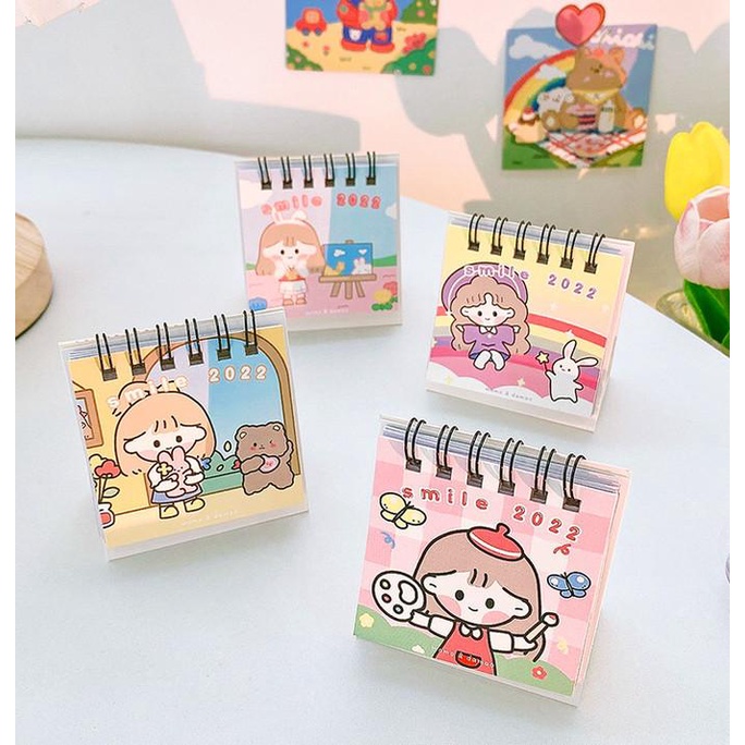 

MEMO KALENDER MEJA LUCU NOTE JADWAL HARIAN - BUNNY GIRL