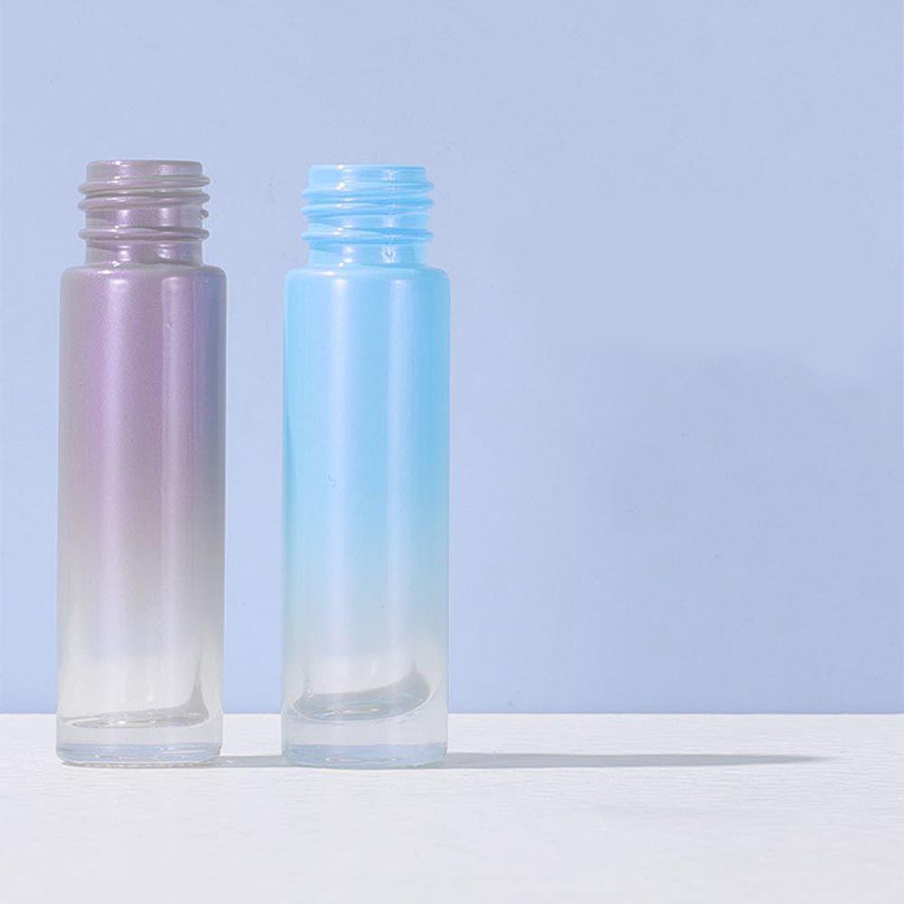 [Elegan] Rolling Glass Bottles 1pc Gradient color Sample Bottle Travel outfit Roller Ball Massager Wadah Kosong