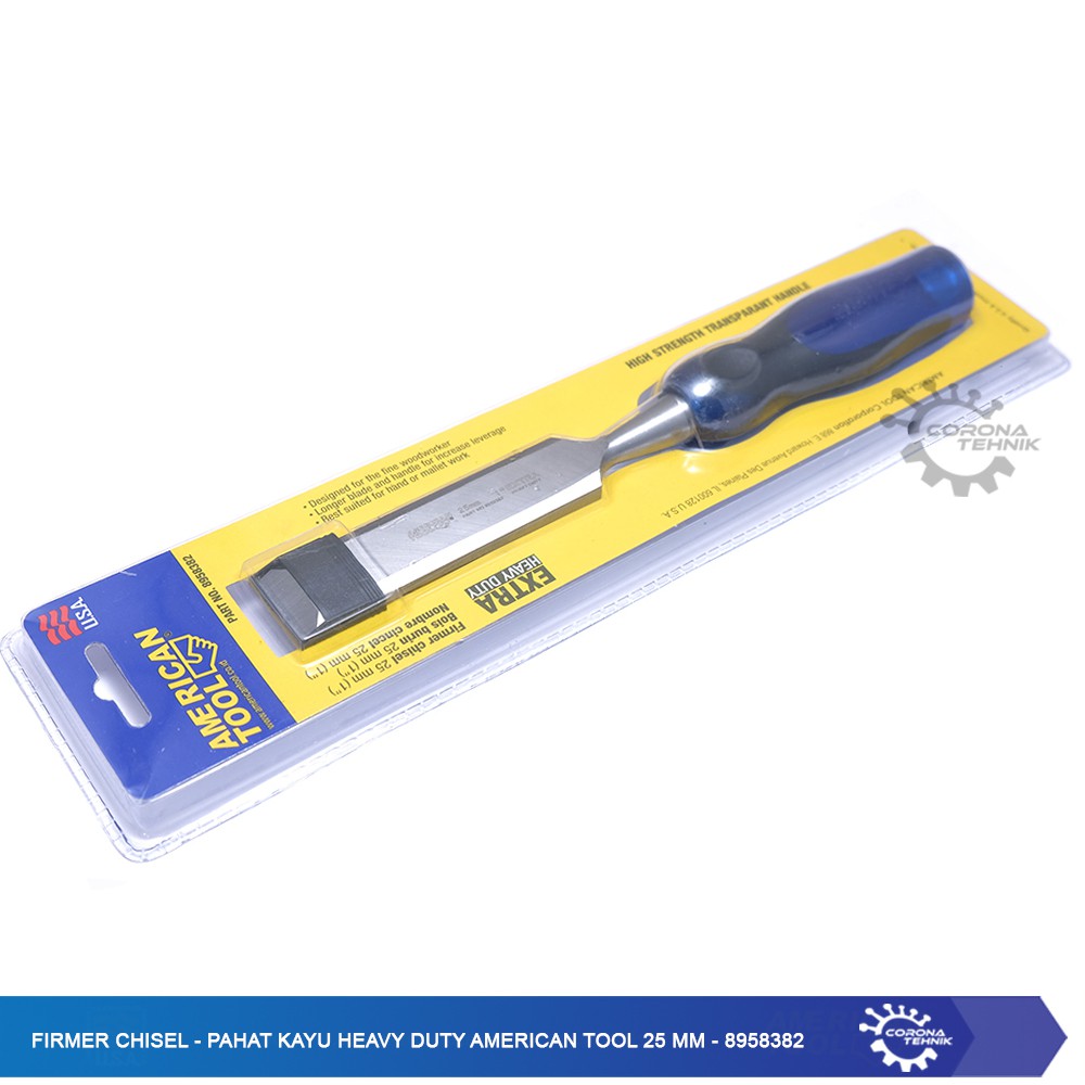 Firmer Chisel - Pahat Kayu Heavy Duty American Tool 25 mm - 8958382