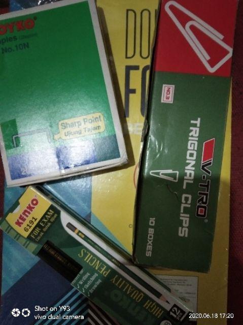 Kertas Double Folio Bergaris Murah 100 Lbr Shopee Indonesia