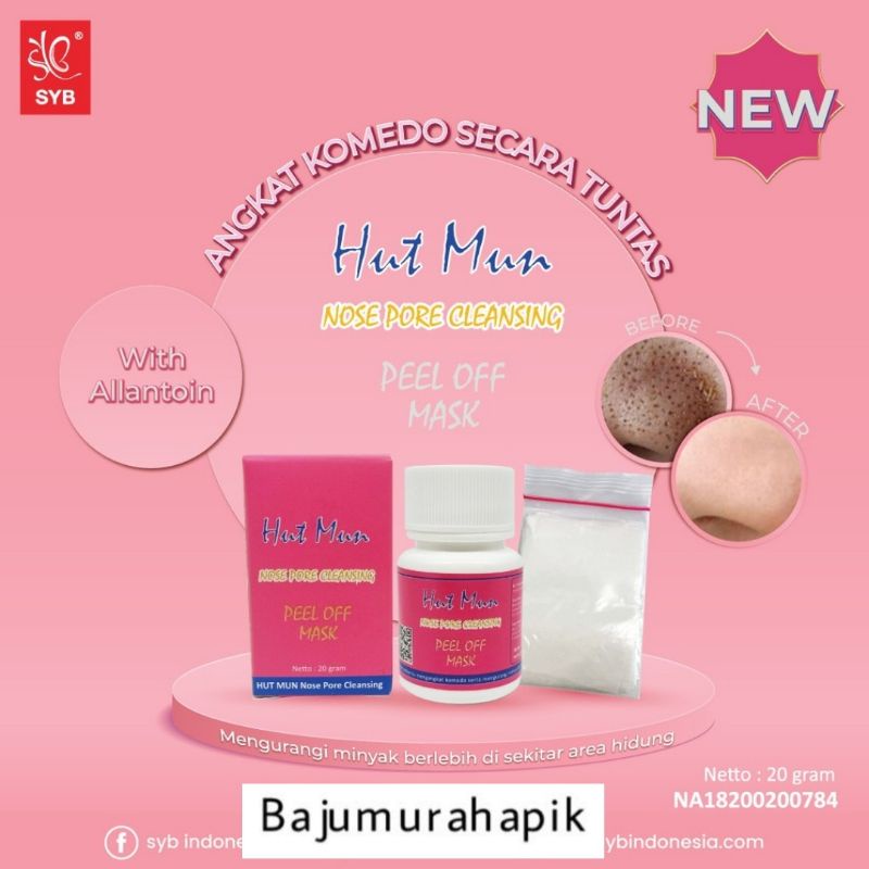 SYB HUT Mun Gel/ Masker Komedo BPOM